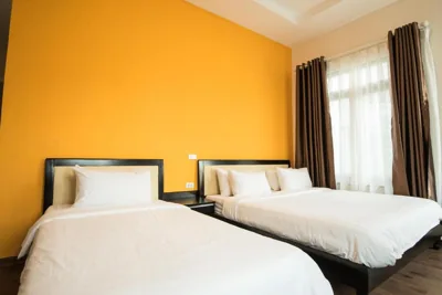 Deluxe-Zweibettzimmer — Hanoi Buffalo Hostel
